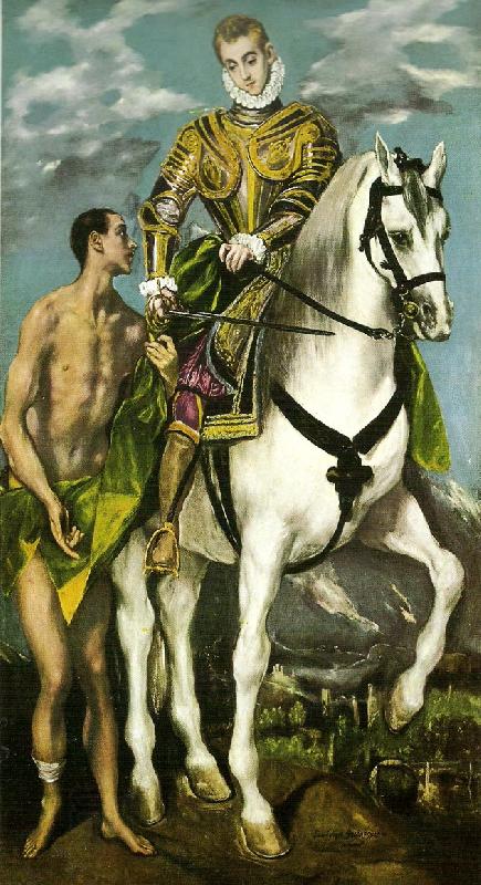 El Greco st. martin and the beggar China oil painting art